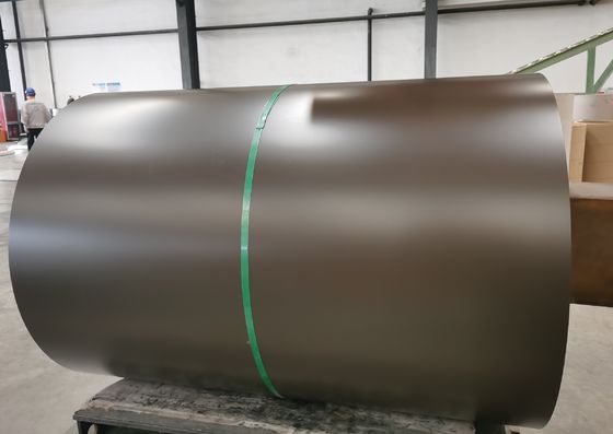 ブロンズ色コイル アルウジン基金属 PPGL AZ100 溝と屋根パネルのためのPPGI PPGL