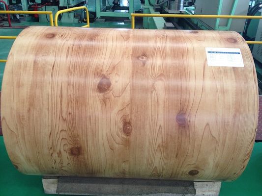 0.2mm 木材プリント カラーコーティングコイル プリペイント鋼コイル PPGI PPGL
