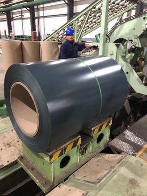 AZ60 JIS G3302 PPGI プリペイント 鋼コイル アルージン 鋼コイル 650-1250mm