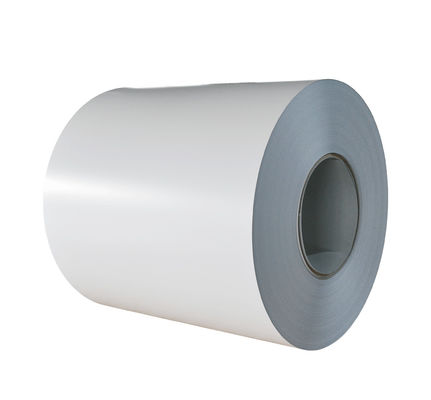 トラフィックホワイト 0.75mm 1250mm Z220 PPGI プリペイントカラーコーティングコイル DX51D プロフィール用屋根壁パネル