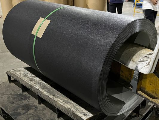 黒マット鋼 40年 質 1250mm HDPPVDFマット 質感鋼コイル 塗装 鋼筋金属屋根