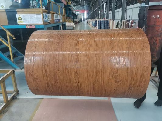 アルミコイル PVDF 壁屋根シート 3003H24 H26 プリンテック カラーコイル 木粒 50 年間の保証 カラーコーティングコイル