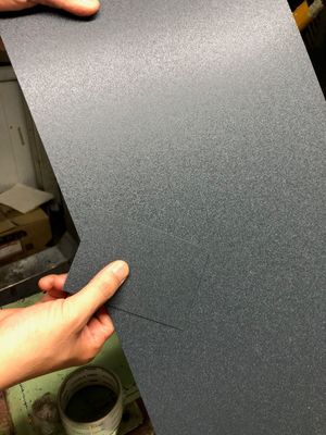 49インチ 26Ga マット 質感鋼コイル RAL7024 HDP 鋼 塗装 鉄鋼 金属 屋根