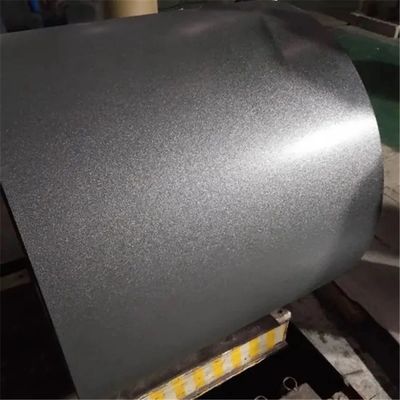 PVDF PPGl Z275 質感マット RAL9005 RAL9004 プリペイント ガルバン化鋼 黒色ゴロゴロ屋根タイル