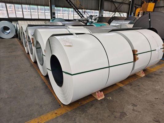 RAL9002 ローリングドア用白鋼コイル 塗装された電熱Z100コイル ストライプ